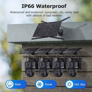 Caméra Solaire IP PTZ 4G 3K à Double Objectif, Double Vue, Détection Humaine, CCTV, Kit WiFi Solaire, Routeur Solaire <span class=keywords><strong>4</strong></span> Canaux - Product Image 5