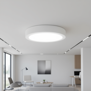 Plafonnier LED blanc froid 36W 29cm Design minimaliste à montage en surface pour l'éclairage intérieur d'appartement avec garantie de 5 ans et I - Product Image 2