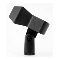 Support de microphone rotatif à 360° avec vis 3/8 et 1/4, accessoires pour trépied, support de téléphone pour diffusion en direct