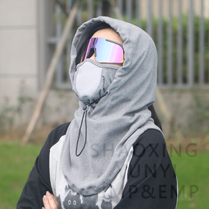 Cagoule d'hiver thermique et coupe-vent pour l'extérieur, cagoule souple, <span class=keywords><strong>masque</strong></span> de cyclisme avec boucles d'oreille pour hommes femmes <span class=keywords><strong>Pollution</strong></span> par temps froid - Product Image 1