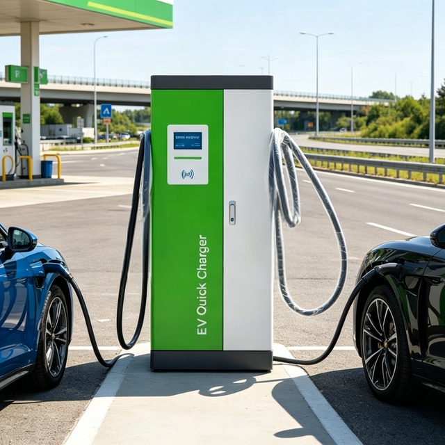 120kW 160kW 180kW 240kW DC Electric Vehicle Charging Station CE Dual Gun Lightning & Overload Protection GBT CCS1 CCS2