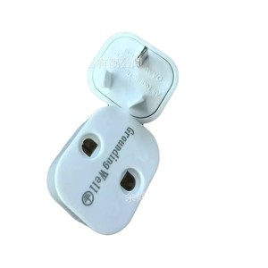 Grounding <b>Plug</b> <b>Adapter</b> 10A Plastic Residential Standard Grounding Type For Home Use - Product Image 2