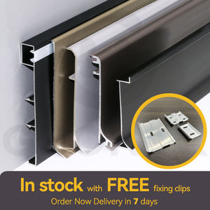 Muestra gratis Ghonor iluminación oculta barra Led perfil de aluminio Led línea de esquina luz pared zócalo - Product Image 6