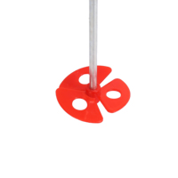 Mélangeur de peinture DIY léger à 3 pales en plastique avec tige hexagonale pour peinture, époxy, résine et latex