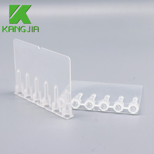 Scheda di prova in plastica con Gel per sangue a sei pozzetti materiali di consumo biochimici trasparenti da laboratorio - Product Image 5