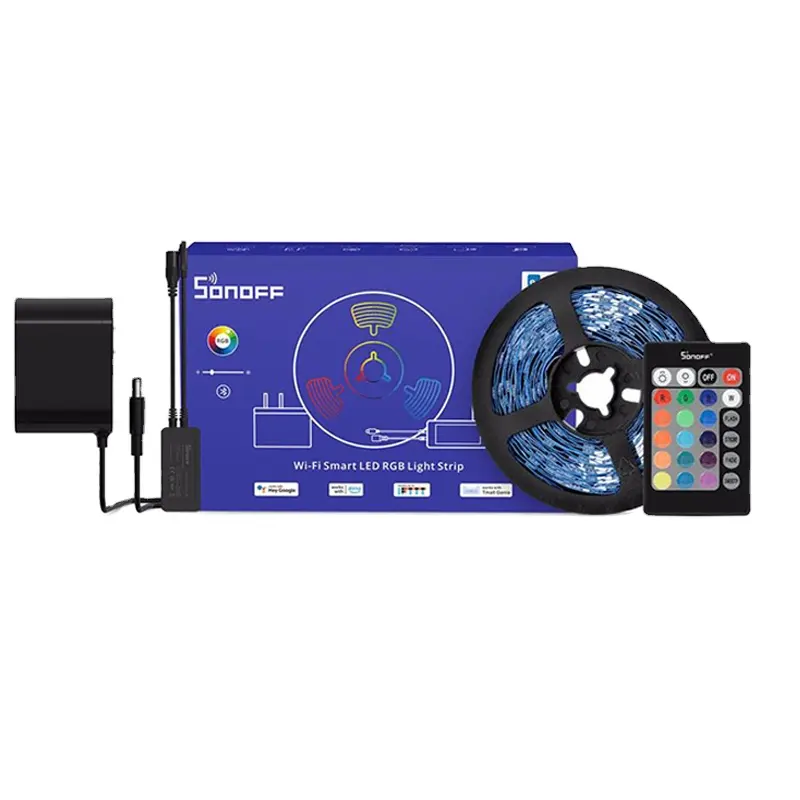 सोनूफ यू/अस लचीला स्मार्ट एलईडी लाइट स्ट्रिप dimmmable l2 लाइट वाईफाई लैम्प स्ट्रिप वाइलांकऐप रिमोट कंट्रोल
