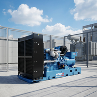 Groupes électrogènes diesel électriques haute puissance 300KW 400KW 500KW 600KW 1500 tr/min 400V/230V approuvés CE/ISO pour projets de construction