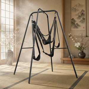 Divano Erotico Sospeso in Pelle Impermeabile, Robusto e Resistente, Utilizzabile <span class=keywords><strong>per</strong></span> Sdraiarsi e Sedersi, Arredo <span class=keywords><strong>per</strong></span> Adulti <span class=keywords><strong>per</strong></span> Coppie - Product Image 2