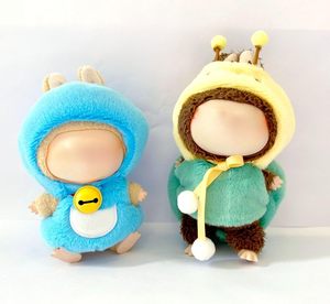 POP MART labubu ตุ๊กตาผ้าพลัฌ Labubu ขนาด15ซม. 17ซม. ลายสก๊อตน่ารักสไตล์ DIY ของเล่นชุดอุปกรณ์เสริมที่กำหนดเองขายส่ง - Product Image 3