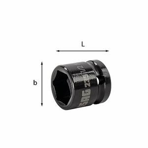 Socket 235 1/2 Mb Metric Hex Bit Drive <b>Tool</b> - Product Image 1