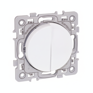 White 10A Square <b>Automatic</b> Transfer Switching (ATS) <b>Changeover</b> <b>Switch</b> - Product Image 1