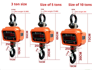 Bán buôn kỹ thuật số công nghiệp có trọng lượng quy mô nhiệm vụ nặng nề 15t treo quy mô cần cẩu - Product Image 4
