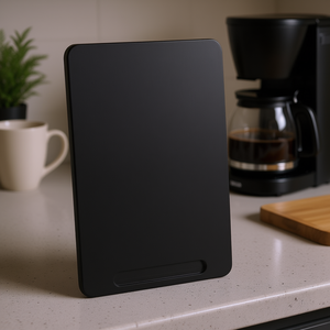 Bandeja deslizante negra de 16 x 12 pulgadas para cafetera, electrodoméstico de cocina, modelo de plástico D0100X3ERWJ - Product Image 2