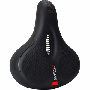 <span class=keywords><strong>Selle</strong></span> de Vélo <span class=keywords><strong>VTT</strong></span> Ventilée Moelleuse Confortable Siège de Vélo de Route <span class=keywords><strong>VTT</strong></span> en Cuir Pièces de Vélo - Product Image 1