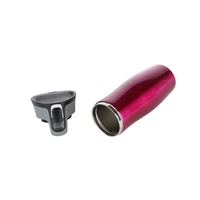 Échantillon gratuit Logo personnalisé Sans BPA Eco Friendly 16oz Bouteille d'eau en acier inoxydable gobelet tasse à café tasses de voyage
