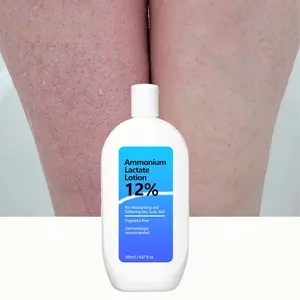 Lotion au lactate d'ammonium 12% pour moichurizinn et adoucissant la peau sèche et squameuse crème exfoliante pour le corps