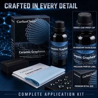 Cera Líquida de Nano Cerámica con Grafeno CarSusChem Personalizable, Protección de Pintura para Autos con Super Brillo Anti-UV, Cuidado Automotriz, para Autos y Yates