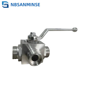 Vanne à boisseau sphérique King KHB3K SS304, raccord en T, filetée 1 pouce, haute pression, pour produits pétroliers - Product Image 2