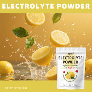 Polvo Electrolítico 1 LB Sabor Limón Frambuesa, Mezcla para Bebida Hidratante con Agua de Coco Real y Jugo de Limón, Sin Azúcar, Sin Calorías - Product Image 3