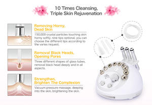 Appareil de microdermabrasion de bureau <span class=keywords><strong>Pro</strong></span> Diamond pour peau à tendance acnéique, prise AU, peeling facial, soin sous vide, équipement de beauté - Product Image 3