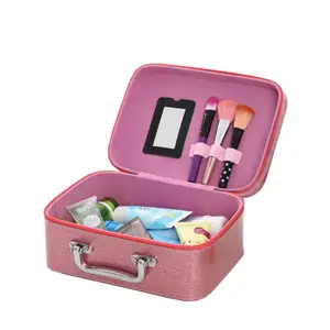 Personalized New Design Makeup Case With Mirror Gift Box Eco Friendly Travel Cosmetic Bag Waterproof Beauty Organizer