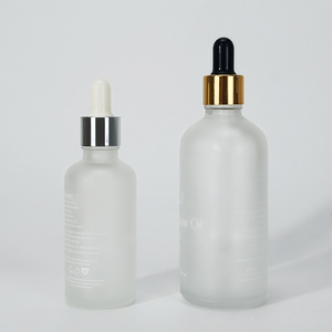 Venta al por Mayor de Botellas de Vidrio Transparentes de 5ml a 100ml, Redondas, para Aceites Esenciales, Botellas con Gotero para Suero, Botellas Cosméticas Vacías - Product Image 1