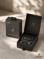 Boîtes en papier personnalisées pour l'emballage de casques Bluetooth, fournisseur de luxe pour l'emballage d'écouteurs, boîtes cadeaux de haute qualité