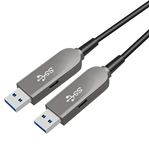 <span class=keywords><strong>สาย</strong></span>ต่อขยายไฟเบอร์ออปติก USB 3.1 แบบ Male to Male รุ่น DT-2317 ความเร็วสูง 10Gbps สำหรับถ่ายโอนข้อมูล ความยาว 5 ม. 10 ม. 15 ม. 50 ม. - Product Image 1