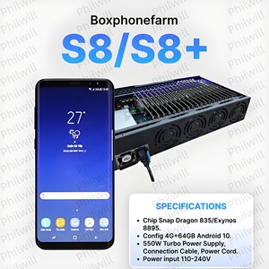 S20 S8 Hộp điện thoại trang trại 20 pcs điện thoại di động bo mạch chủ điện thoại Bo mạch chủ Giàn Khoan granja de chương trình nhóm thiết bị điều khiển hộp phần mềm - Product Image 4
