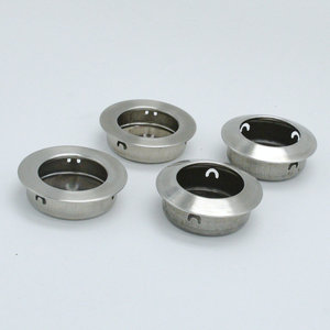 Stainless Steel Round Concealed Handles For Drawer Cabinet Furniture Minimalist Design Antirust Feature - Product Image 2