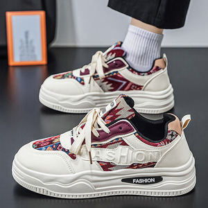 Zapatillas Casuales con Plataforma para Hombre, Primavera 2026, Diseño Floral Transpirable, Zapatos Cómodos para Caminar - Product Image 2