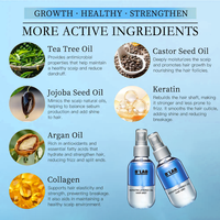 Serum Perawatan Rambut Keratin Oil + Lapisan Pelembap Anti Frizz, Perawatan Penghalus Rambut, Serum Minyak Perbaikan Rambut, Spray Rambut untuk Rambut Kusut