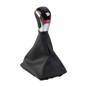 Poignée de levier de vitesse en cuir pour voiture Skoda, 5 ou 6 vitesses, accessoire de remplacement ergonomique - Product Image 5