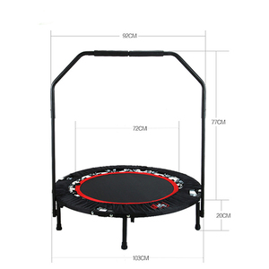 <span class=keywords><strong>Trampoline</strong></span> rond extérieur en acier inoxydable de 40 pouces pour l'exercice de remise en forme pliable PVC sautant équipement de sport pour enfants parcs à usage domestique - Product Image 2