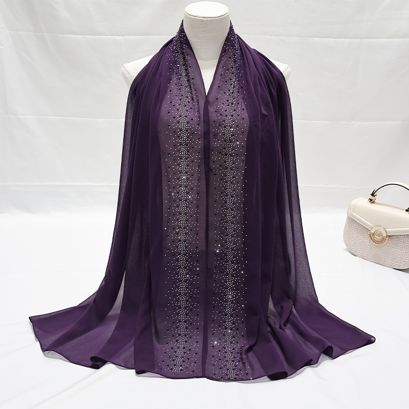 15 violet foncé-taille unique