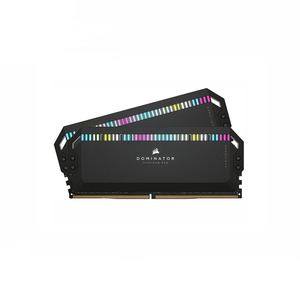Pour <span class=keywords><strong>CORSAIR</strong></span> Dominator Platinum RGB 32 go (2x16 go) 288 broches DDR5 SDRAM DDR5 5200 5200 MHz mémoire de bureau - Product Image 1