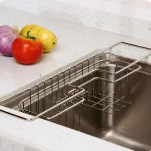 Paslanmaz çelik mutfak lavabosu sünger tutucu bulaşık giysi askısı fırça tutucu depolama düzenli raf raf sepeti mutfak organizatör