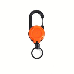 Retractable Fishing <b>Lanyard</b> with <b>Key</b> Chain Clip Anti-Lost Gear Tether <b>for</b> Backpacks & Tackle Boxes - Product Image 3