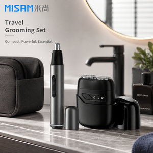 MS-378 Recortador Nasal USB Recargable y Afeitadora Eléctrica Compacta, Set Combinado, Mini Set de Recorte Facial para Hombres - Product Image 2