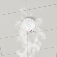 Système d'alarme photoélectrique intelligent Anka WiFi pour la sécurité incendie, en ABS, compatible avec les appareils connectés, détecteur de sécurité incendie domestique