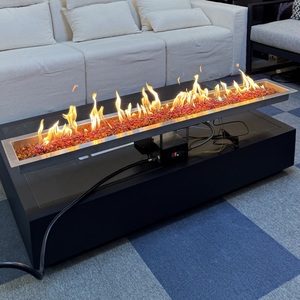 48 inch thép không gỉ hình chữ nhật điều khiển từ xa gas Pit Burner cho ngoài trời lửa Pit bảng hoặc lò sưởi. - Product Image 3