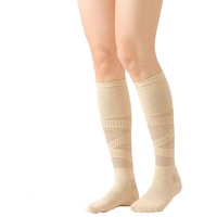 Chaussettes de compression athlétiques respirantes en coton et maille, fines, pour l'été, pour la course et l'entraînement, hauteur genou, personnalisables