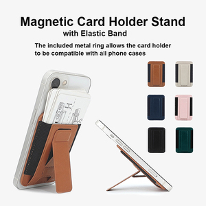 Có thể điều chỉnh đứng PU da chủ thẻ ví với ban nhạc đàn hồi mạnh nhất từ điện thoại ví đứng cho <span class=keywords><strong>Iphone</strong></span> <span class=keywords><strong>5</strong></span> chủ thẻ - Product Image 6