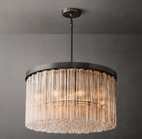 Lustre en verre soufflé de Murano, art moderne, romantique et créatif, pour salle à manger, chambre à coucher, simple et rond
