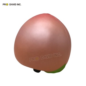สควิชชี่พีชสีมุกประกายวิบวับ ทำจากโฟม PU บรรเทาความเครียด ของขวัญแจกฟรี - Product Image 2