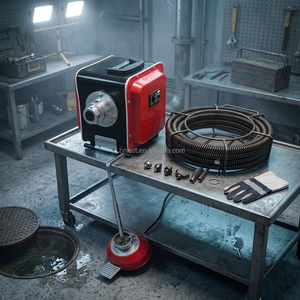 <span class=keywords><strong>Déboucheur</strong></span> électrique modèle GQ-180, une machine professionnelle de nettoyage de canalisations et un excellent outil pour déboucher les drains 180 - Product Image 1