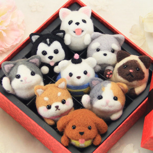 Accessoires de bricolage Jouet en carton pour chien mignon Kits d'artisanat en feutre de <span class=keywords><strong>laine</strong></span> faits à la main - Product Image 5