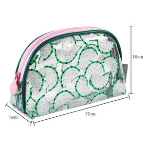Pvc Sac Cosmétique Pochette De Maquillage Sac À Main Fermeture Éclair Sac Trousses de toilette - Product Image 3
