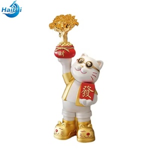 รูปปั้นรูปปั้นแมวนำโชครูปปั้นแมวนำโชคของตกแต่งบ้าน - Product Image 4