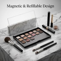 Mattierte Transparente Leere Lidschatten-Dose DIY Professionelle Künstler-Kompaktpuder-Palette Kosmetik-Verpackungsbehälter